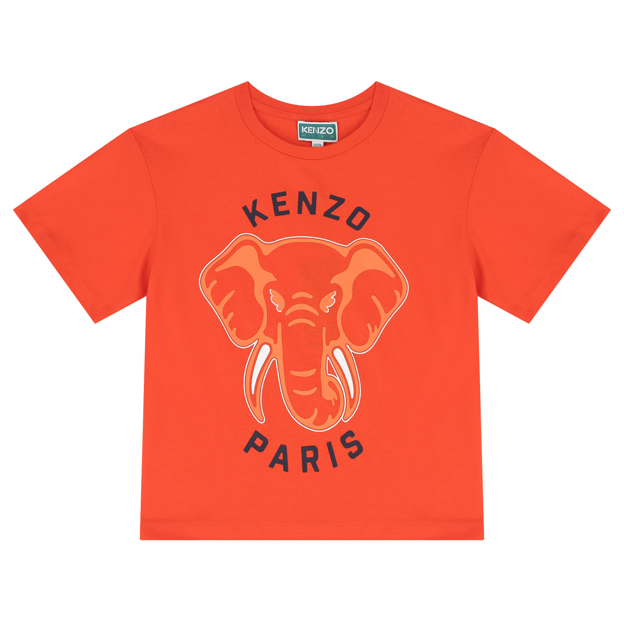 Orange kenzo shirt on sale